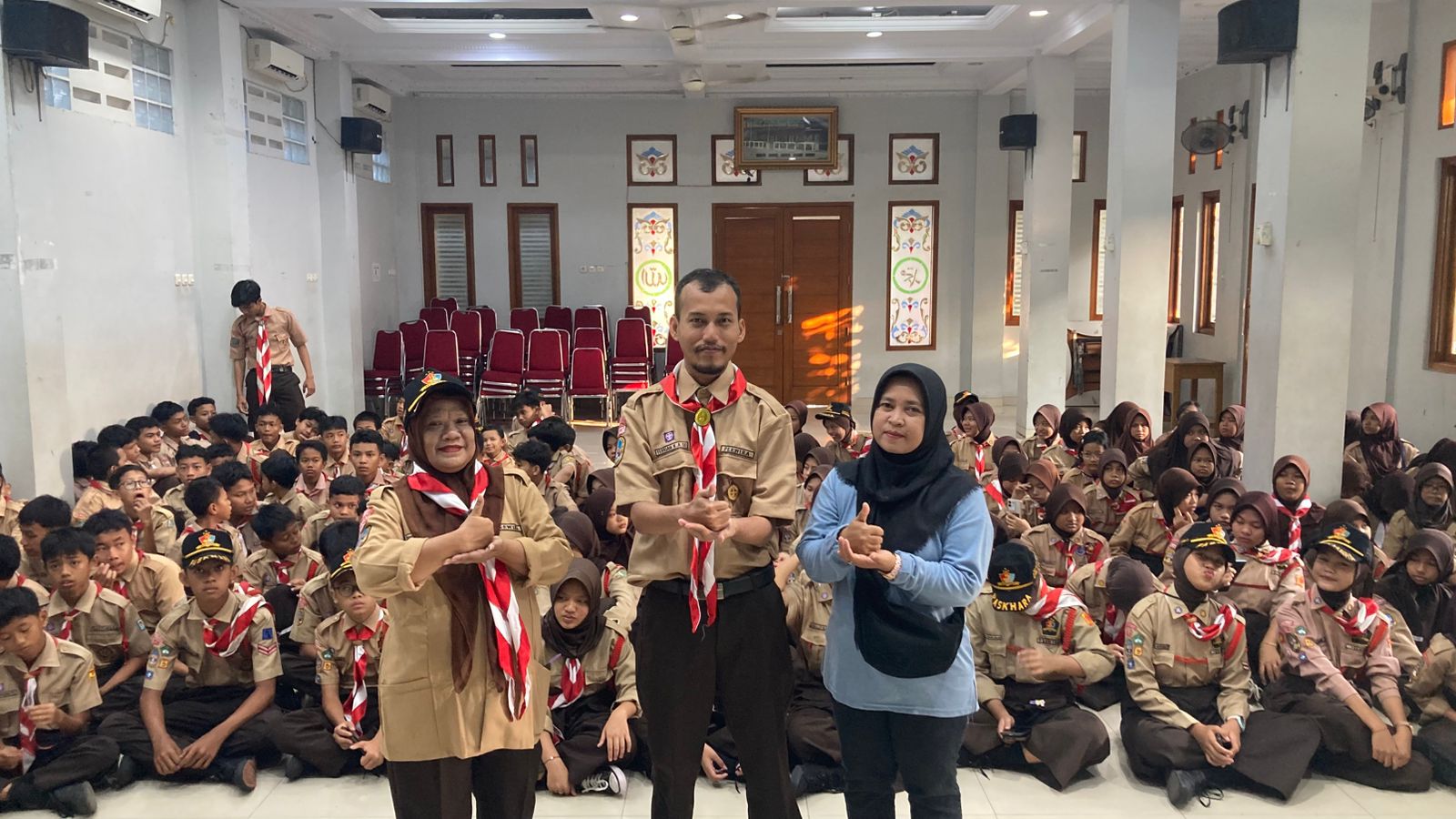Peringatan Hari Pramuka Bersama Siswa Perwira